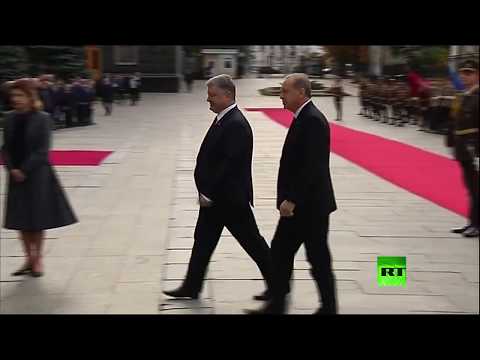 الرئيس الأوكراني بوروشينكو يستقبل أردوغان
