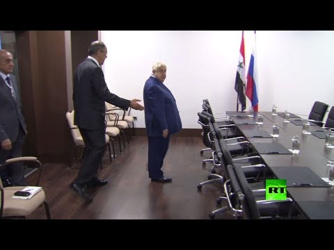 شاهد لحظة لقاء لافروف والمعلم في سوتشي