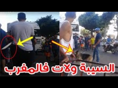 شاهد هجوم بالكلاب وبالجناوى على محل الحلاقة حي فراح