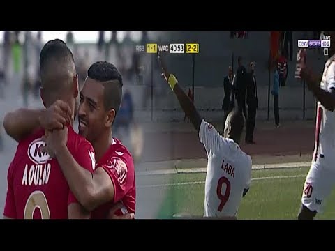 أهداف الشوط الأول للقاء نهضة بركان والوداد الرياضي