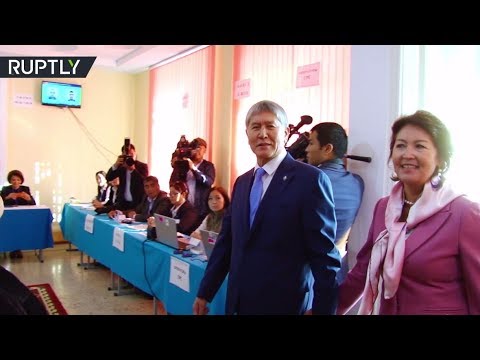 شاهد ألماظبيك أتامبايف يُدلي بصوته في الانتخابات الرئاسية