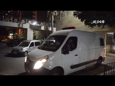 شاهد لحظة نقل معتقلي الريف من المحكمة