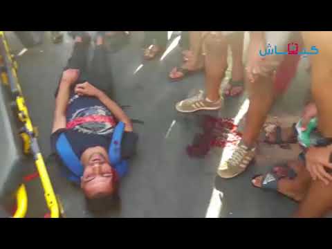 لحظة سقوط ضحية معركة البالة