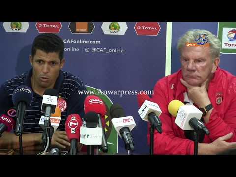 شاهد الندوة الصحافية لعموتة بعد تأهل الوداد لنهائي كأس عصبة الأبطال