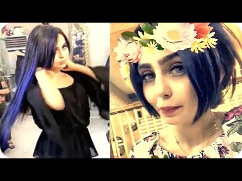 شيماء قاسم تقص شعرها