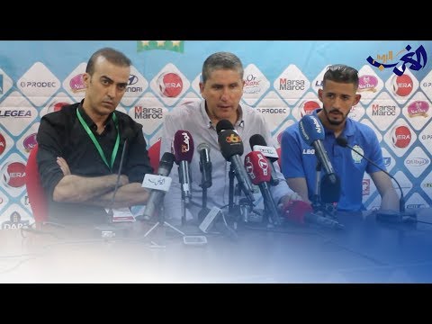 شاهد تعليق مدرب الرجاء البيضاوي بعد الفوز على حسنية أغادير