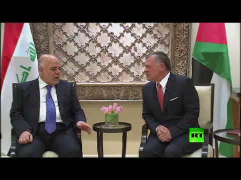 عبدالله الثاني يستقبل حيدر العبادي