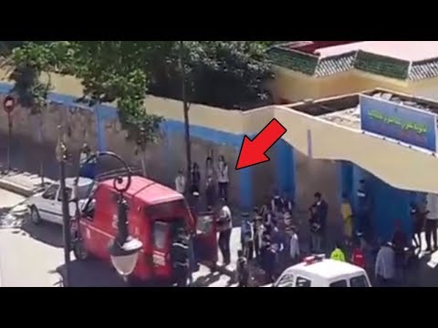 شاهد محاولة قتل تلميذ إعدادية في طنجة