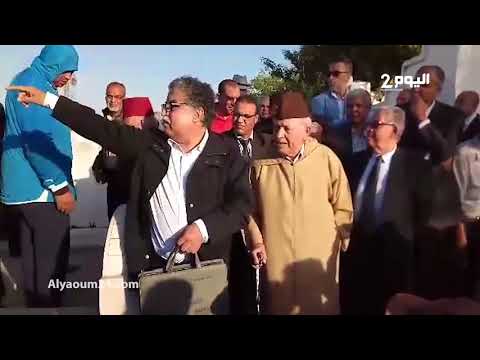 شاهد مشاحنات في جنازة بونعيلات