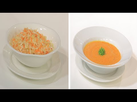 شوربة الجزر بالثوم والجنزبيل  سلطة الكرنب الصحية