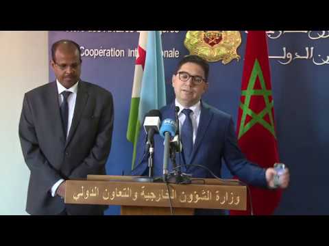 شاهد وزير الشؤون الخارجية المغربي يبحث سبل التعاون مع نظيره الجيبوتي