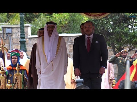 شاهدمحمد بن زايد يبحث مع ملك المغرب علاقات التعاون