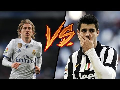 مقارنة بين اللاعبين لوكا مودريتش و الفارو موراتا