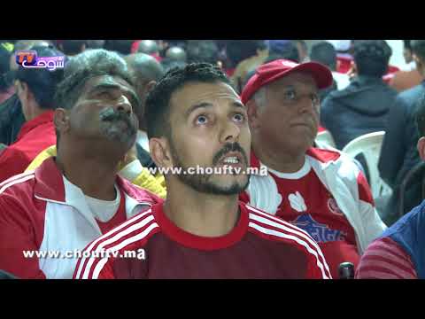 شاهد كيف تفاعل الوداديون مع مباراة التتويج