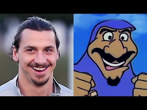 شاهد 20 لاعب كرة قدم وأشباههم من شخصيات الكرتون