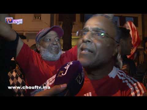 فرحة هستيرية لمشجع ودادي بعد التتويج باللقب الأفريقي