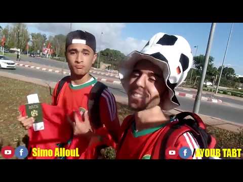 بالفيديو  مشجعون يسبقون المنتخب المغربي إلى روسيا