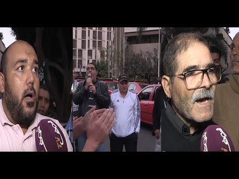 شاهد أزمة في الدار البيضاء بسبب سيارات الأجرة