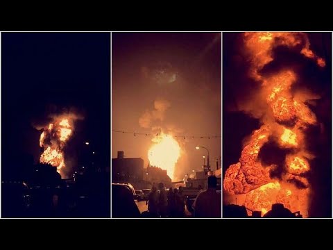 انفجار خط أنابيب نفط في البحرين
