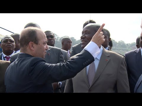 شاهد نائب الرئيس الإيفواري يزور مشروع تثمين وحماية خليج كوكودي