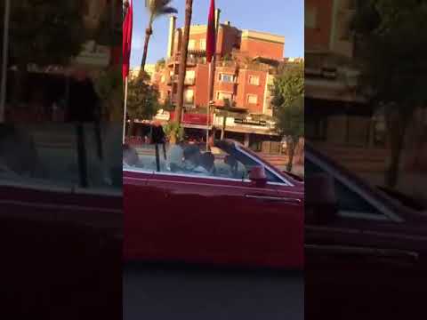 شاهد الملك محمد السادس يتجول في مراكش