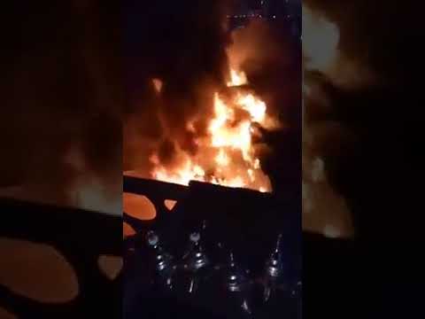 اشتعال النيران في أشهر مطعم في مراكش
