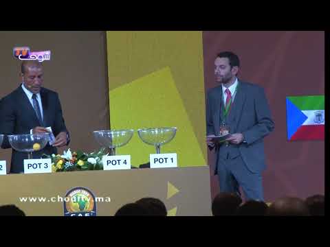 شاهد لحظة إعلان حجي عن نتائج قرعة أفريقيا للمحليين في المغرب