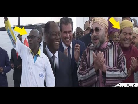 شاهد الإيفواري الذي أضحك الملك محمد السادس والوفد الرسمي