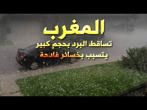 شاهد الثلج يتساقط بغزارة على المغرب