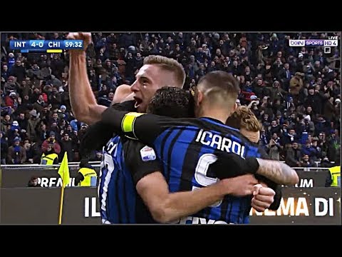 شاهد ملخص وأهداف مباراة إنتر ميلان وكييفو فيرونا