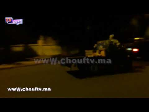 شاهد لحظة مطاردة سائق تريبورتور والقبض عليه في الدار البيضاء