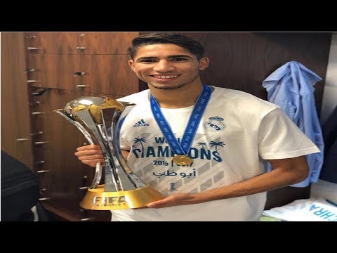 شاهد الدولي المغربي أشرف حكيمي يختتم 2017 بلقب عالمي مع الميرنغي