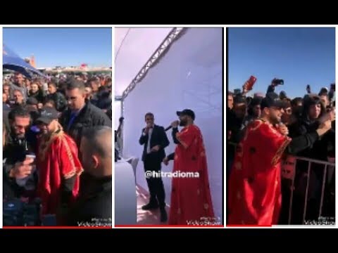 شاهد الدوزي يظهر في ساحة جامع الفناء مع مومو