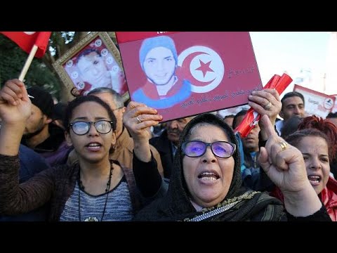 بالفيديو تونس تحيي الذكرى السابعة للثورة