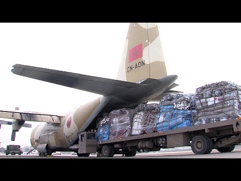 شاهد إرسال مساعدات إنسانية مغربية إلى مدغشقر