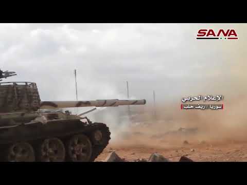 شاهد وحدات من الجيش السوري تتقدم باتجاه مطار أبو الضهور
