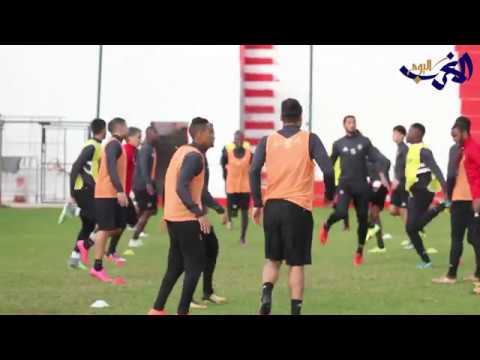 شاهد تحضيرات المنتخب الليبي لمواجهة نظيره المغربي