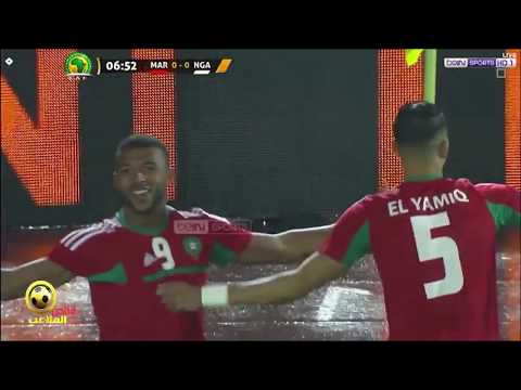 شاهد هدف منتخب المغرب ضد نيجيريا الملغي