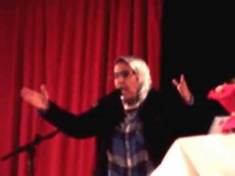 بالفيديو خديجة الزومي تعلن تضامنها مع نساء سورية