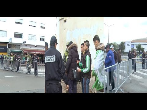 شاهد   تعزيزات امنية مكثفة قبل انطلاق الديربي في ملعب محمد الخامس