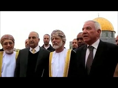 شاهد  وزير الخارجية العُماني في زيارة خليجية تاريخية إلى المسجد الأقصى