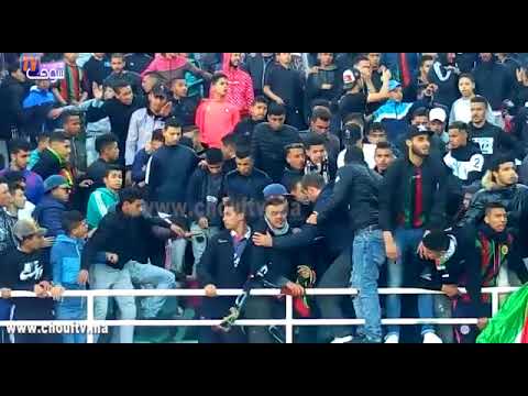 شاهد شجار بين جماهير الجيش على قميص القديوي