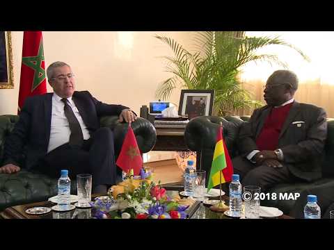 بالفيديو بنعبد القادر يجري محادثات مع وفد من غانا