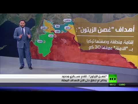 شاهد  أهداف ونتائج عملية غصن الزيتون التركية