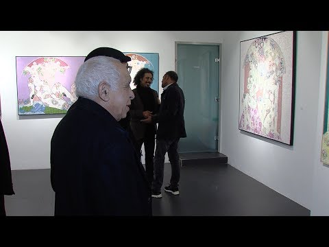 شاهد تدشين معرض  تكريما لهن  للفنان عزيز السيد