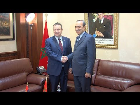 شاهد الحبيب المالكي يتباحث مع وزير خارجية صربيا