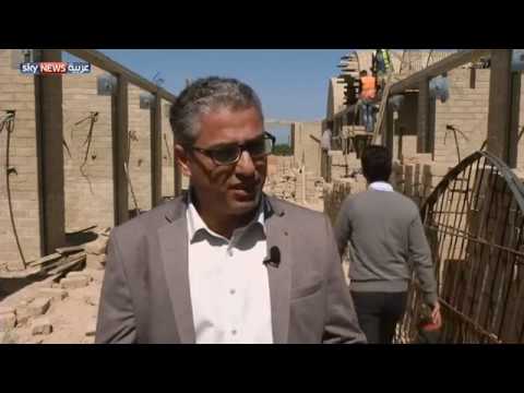شاهد غزة أول سوق شعبي مبني من الطين
