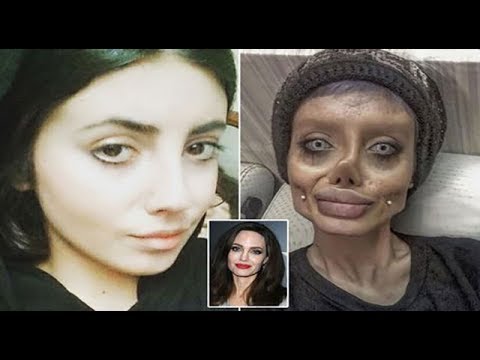 أنجلينا جولي الإيرانية تكشف حقيقة وجهها المخيف