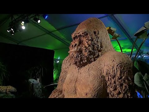 شاهد حيوانات ضخمة لذيذة مصنوعة من الشوكولاتة