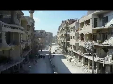 فيديو يظهر حجم الدمار في الغوطة